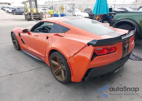 2019 Chevrolet Corvette Grand Sport z USA, uszkodzony, nr VIN 1G1YW2D73K5114030